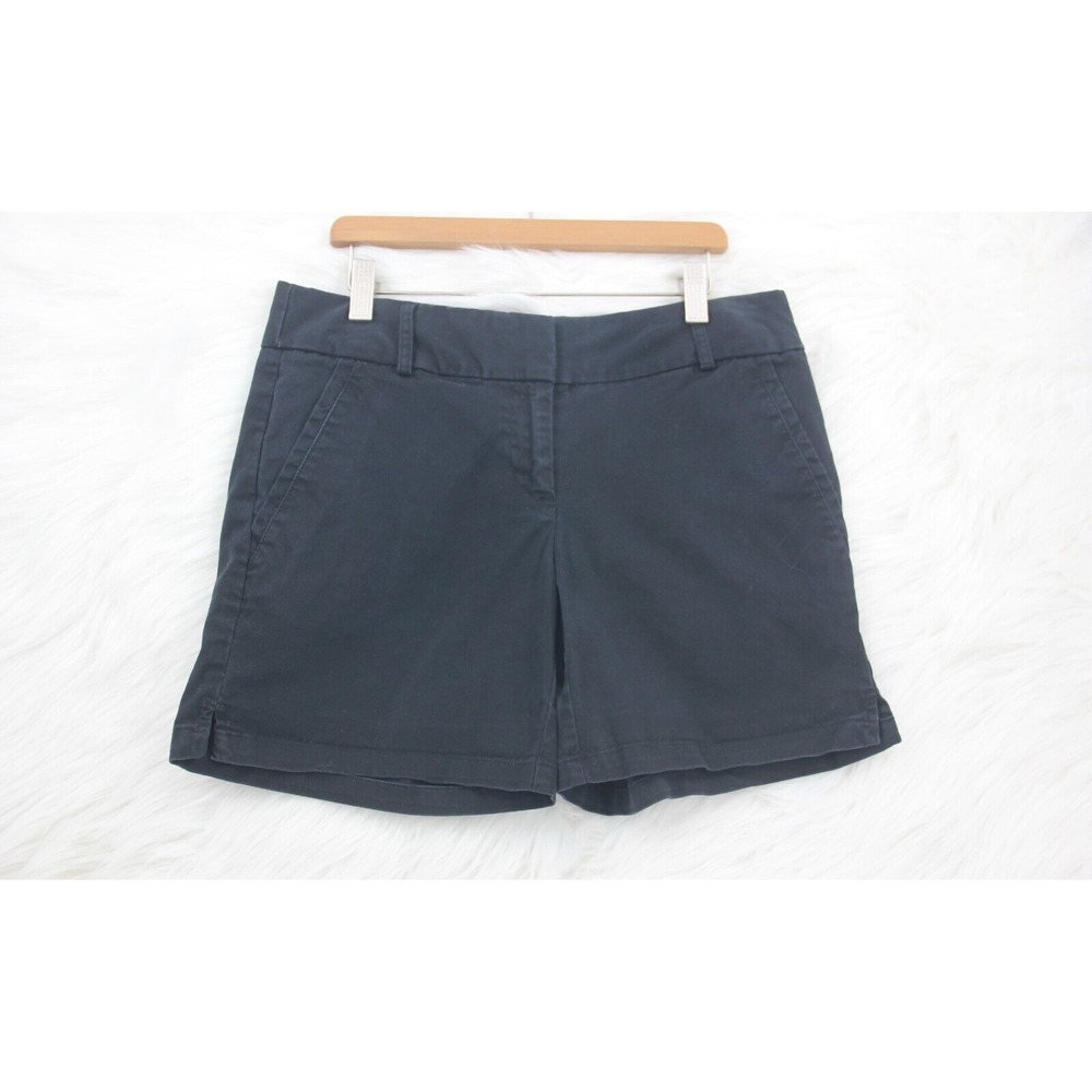 LOFT 'The Riviera Short' Black Shorts Women's 5.5" Inseam Cotton Bld Size 0 #972
